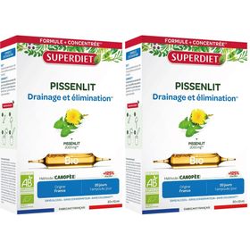 SUPERDIET – PISSENLIT BIO 2000 mg – 20 ampoules de 10 ml