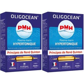 OLIGOCÉAN – PMH Plasma Marin Hypertonique – 20 ampoules de 10 ml
