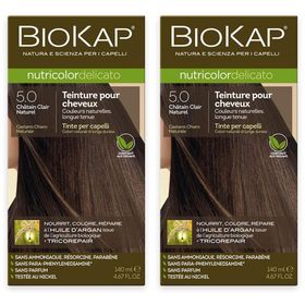 BIOKAP Nutricolor Delicato Teinture pour Cheveux 5.0 Châtain Clair Naturel