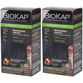 Biokap Nutricolordelicato Teinture Pour Cheveux 1.0 Noir Naturel