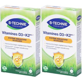 B-TECHNIE Vitamines D3 + K2