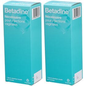 Bétadine - Nécessaire pour injections vaginales - 1 Flacon Plastique Souple avec Canule