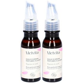 MELVITA Huile d'Argan Parfumée à la Rose