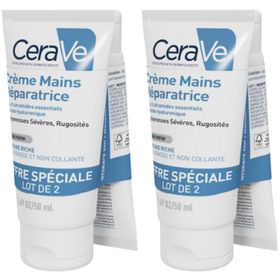 Cerave Crème Mains Réparatrice Peaux Très Sèches Gercées et Abîmées