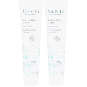 MELVITA Dentifrice 3-en-1 Goût Menthe