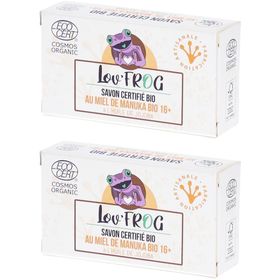 Lov'Frog Savon Certifié Bio au Miel de Manuka Bio 16+