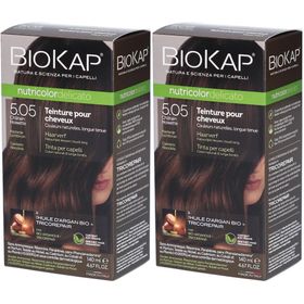 Biokap Nutricolordelicato Teinture Pour Cheveux 5.05 Châtain Noisette