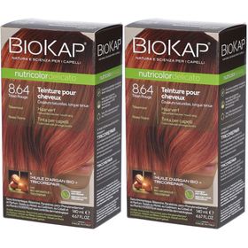 Biokap Nutricolordelicato Teinture Pour Cheveux 8.64 Titian Rouge