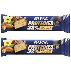 APURNA Barre Hyperprotéinée Moelleuse 32% Vanille-Amande
