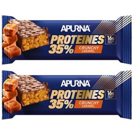 APURNA Barres Hyperprotéinées Crunchy 35% Caramel