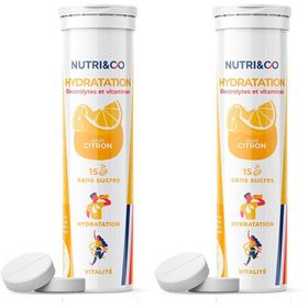 NUTRI&CO Électrolytes - Hydratation Goût Citron