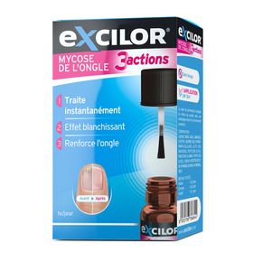 EXCILOR Mycose de l'Ongle 3 Actions