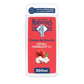 Le Petit Marseillais Crème de Douche Extra Douce Coton & Coquelicot BIO