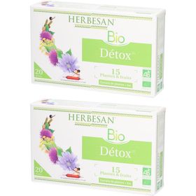Herbesan Bio Dépuratives Détox 15 Plantes et Fruits