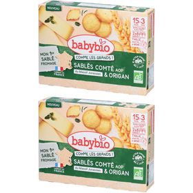 BABYBIO Sablé Comté AOP & Origan