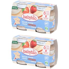 BABYBIO Brassé Pomme Fraise