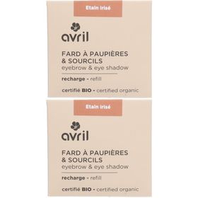 Avril Recharge Fard à Paupières & Sourcils - Etain irisé