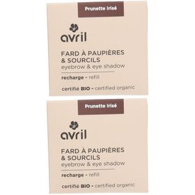 Avril Recharge Fard à Paupières & Sourcils - Prunette irisé