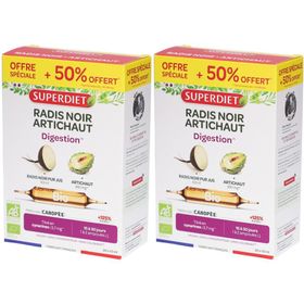 Superdiet Radis Noir Artichaut Digestion Bio