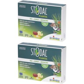 Boiron Stodal Plantes Pastilles nez, gorge & bronches Citron