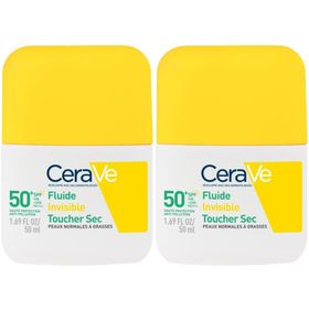 CeraVe Fluide Invisible Toucher Sec SPF50+ Peaux Normales à Grasses