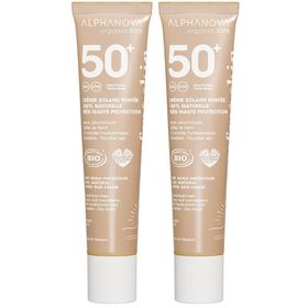 Alphanova Crème solaire teintée dorée SPF50+