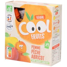 VITABIO Cool Fruits Pomme Pêche Abricot