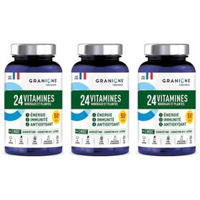 Laboratoire des Granions® 24 Vitamines Minéraux et Plantes - Sénior