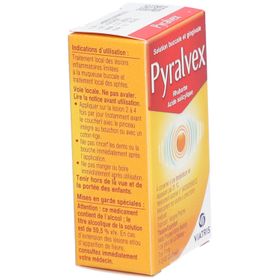 PYRALVES - Rhubarbe - Acide salicylique - Solution buccale et gingivale - Lésion inflammatoire de la muqueuse buccale, Aphte - Flacon 10ml