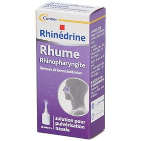 RHINEDRINE - Rhume - Rhinopharyngite - Solution pour pulvérisation nasale - Flacon 13ml