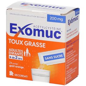 Exomuc® Acétylcystéine 200 mg