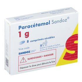 Paracétamol Sandoz® 1 g