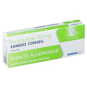 Loratadine Sandoz Conseil® 10 mg