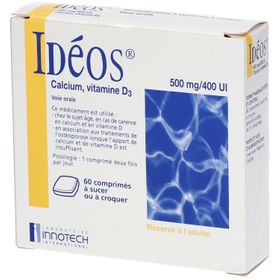 Idéos® 500 mg/400 UI