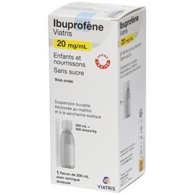 Ibuprofène Mylan 20 mg/ml s/s