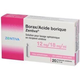 Borax/Acide borique Zentiva®