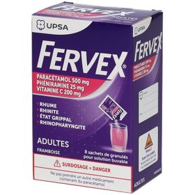 FERVEX Adultes Framboise - Sachet