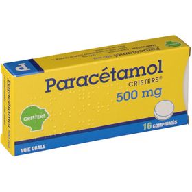 PARACETAMOL CRISTERS 500 mg, comprimé, boîte de 16