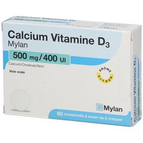 Mylan Calcium Vitamine D3 500 mg/400 UI