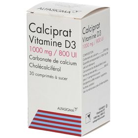 Calciprat Vitamine D3 1000 mg/800 UI