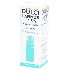 Dulci Larmes 1,5% Collyre en solution sans conservateur