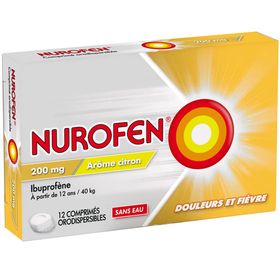 Nurofen Ibuprofène Sans Eau Arôme Citron 200mg