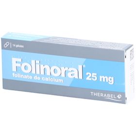 Folinoral 25 mg Gélules - Boîte de 14