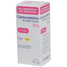 Bronchokod EG Labo Conseil carbocistéine 2% TOUX GRASSE