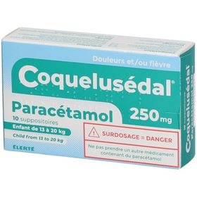 Coquelusédal Paracétamol 250 mg