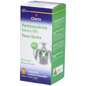 Cooper Clarix Pentoxyvérine 0,15%