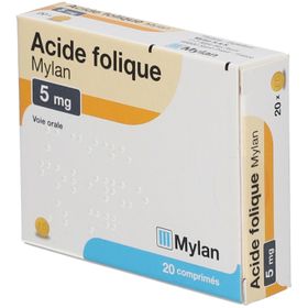 Acide folique MYLAN 5 mg