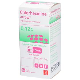 CHLORHEXIDINE ARROW 0,12 %, solution pour bain de bouche