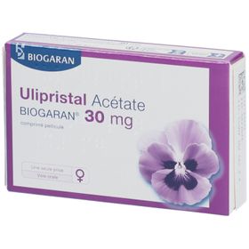 Biogaran Ulipristal Acétate 30 mg comprimé pelliculé
