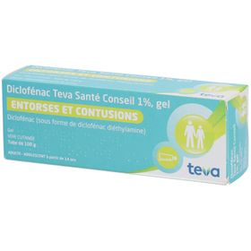 Diclofénac Teva Santé Conseil – Gel 1 %